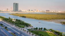 The Ghalilah desalination plant is in Ras al Khaimah emirate in the north of UAE